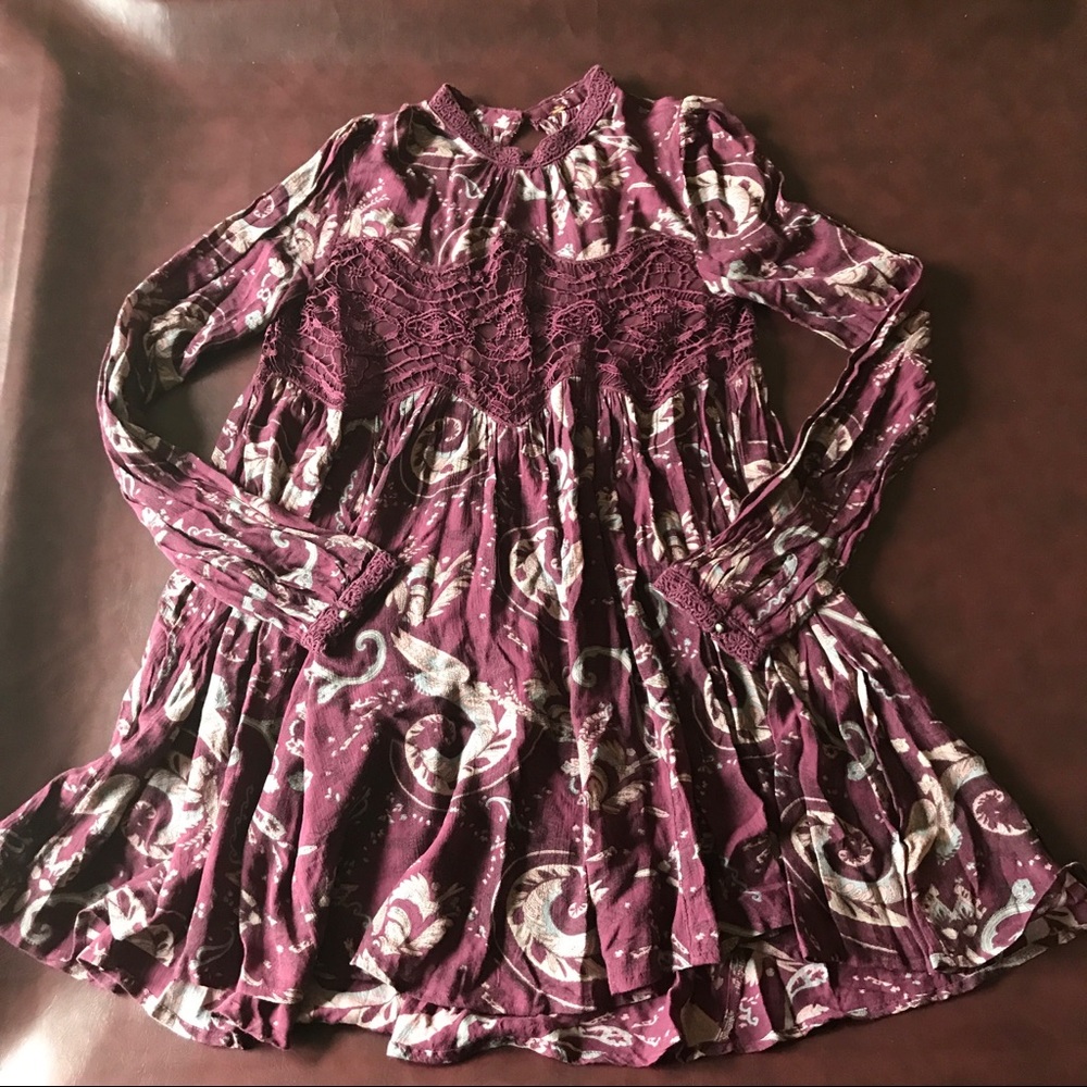 NWT Free People dress with open back
